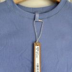 SKIMS NWT  Cotton Rib T-Shirt in Blue Violet, Size Small Photo 1