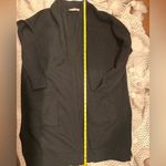 Vince WOMENS MEDIUM 70% WOOL 30% CASHMERE Black Open Front Cardigan Photo 1