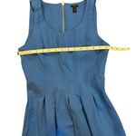 J.Crew  Cerulean Blue Sleeveless Career Corpcore Bossgirl Jersey Dress Size 2 Photo 3
