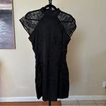House Of CB  'Thea' Black Embroidered Mini Dress NWOT size‎ L Photo 3