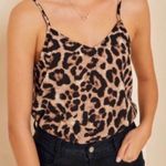 Hayden Sexy Leopard Animal V Neck Tank Top Cami Photo 0