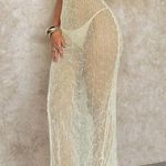 Boutique Crocheted maxi beach cover-up dress  Photo 0