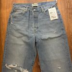 NWT Etica Altin Loose Crop Straight Leg Jeans Ithaca Wash Size 28 Blue Photo 4
