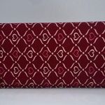 Longaberger Basket Checkbook Cover Blushing Hearts Fabric Sisters Wallet Photo 2