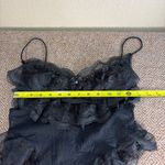 Midnight Hour  Lace Lingerie Bodysuit Sz M Womens Sexy Vacation Honeymoon Goth Photo 8