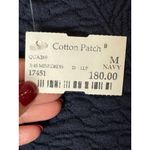 Lilla P Dress Women‎ Medium Navy Blue Quilted Zipper Boat Neck Shift Mini NWT Photo 7