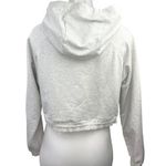 Cleo Harper Heather Grey Logo Pullover Raglan Cropped Hoodie Sweatshirt Size XS Gray Photo 1