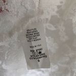 Delia's Off White Open Back Lace Tee Photo 4