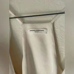 Amanda Uprichard  Clarita Wrap Top in Cream​​​​ vintage peplum style size medium Photo 8