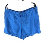 Catalina  Womens Swim Shorts Drawstring Blue 1X Photo 0