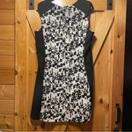 Soho Apparel Stylish Black and White Patterned Dress Photo 2