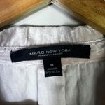 Marc Jacobs Marc New York Crinkle Velvet Button Down Blouse Womens M Champagne Glam Elegant Photo 4