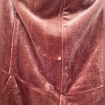 Pretty Little Thing  Brown V Neck Velour Corset Cocktail Dress, Size 8 Photo 4
