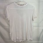 Charlotte Russe  women’s solid white knotted metallic‎ collar V-neck thin shirt S Photo 6