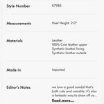 Kate Spade Daisy floral leather mid sandals SZ 7B Photo 10