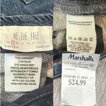 We The Free Free People  Blue Denim Strappy Shortalls Frayed Overall Shorts Twee Photo 8