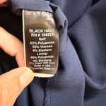 Black Halo Lorie Bell-sleeve Sheath Dress Size 4 Pacific Blue (Navy) Workwear Photo 7