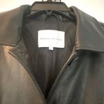 Rebecca Minkoff Belted Faux Leather 5 button Trench MEDIUM Photo 1