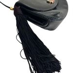 Vintage Judith Leiber exotic skin Karung snakeskin bag Black Photo 1