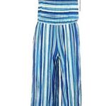 Tart  Women’s Vanessa Jumper/Jumpsuit painted blue stripes size Small Photo 0
