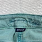 American Eagle  Stretch Denim Skinny Jean Blue Green Womens Size 0 Photo 3