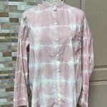 ZARA Nwt  women Tie Dye cotton Button Down Long-Sleeve Shirt M Photo 0