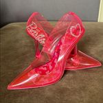 Barbie x ALDO Barbiestessy Collection Pink Translucent Pointed Toe Pumps 6.5 NEW Photo 1
