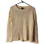 J.Crew Beige Long Sleeve Lightweight Crew Neck Knit Sweater Women SZ XS Photo 0