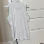 Unique Vintage 3 for $15!! White mint green sleeveless tennis tank top Photo 2