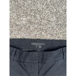 Theory Emery Crunch Pant Black Sz 4 Wide Flare Leg Linen Trousers Career Office Photo 4