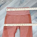 PINK - Victoria's Secret Pink by Victorias Secret Seamless Heathered Mid Rise Leggings Pumpkin Orange XS Photo 10