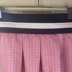 Maeve Anthropologie Ballad Swing Skirt Pleated Embroidered Geometric Print Small Photo 1