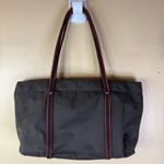 Kate Spade  New York Nylon Tote Black Red Size Medium Small Flaw‎ Pictured Photo 3