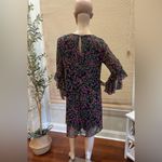 Calvin Klein  Pullover Dress with Button Keyhole. 
Lined. Quarter Length Sleeve Photo 3