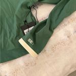 Set Active : Green Cardigan with Cream Trim Photo 2