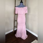 Simplee Apparel Simplee NWT Smocked Ruffle Hem Off Shoulder Boho Dress Size XL Photo 1