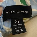 Who What Wear  - Ivory & Blue Floral Boho Chic Partial Wrap Maxi Skirt - Size XS Photo 6