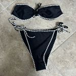 SheIn Black And White Bandeau Bikini Photo 0
