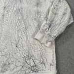 Lululemon Perfectly Oversized Crew Sweatshirt Women's 8 White/Gray Pattern Photo 3