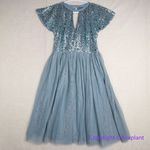 City Chic New! Sparkle Joy Sequin Party Deess - Topaz, size 12 Photo 3