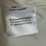 On Twelfth Women’s Abstract Face Sequined S/S Tee White/Pastel Size L NWOT Photo 3