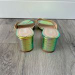 Dolls Kill prismatic poison Holo slide heels Photo 3
