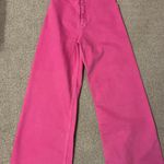 ZARA Pink High Waisted Wide Leg Jeans Photo 0