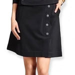 CAbi  Women’s Black Ponte Utility Skirt Sz 2 Photo 0