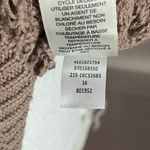 Chico's Chico’s • Taupe Brown Open Knit Woven Short Sleeve Pullover Photo 3