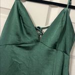 Wild Fable  Dark Green Satin Top Photo 1