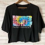 The Office Dunder Mifflin Tie Dye Logo Cropped Tee XL Photo 0