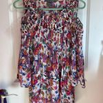 Kate & Mallory Womens Floral Cold Shoulder bellsleeve Top Photo 2