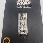 Star Wars NWT Han Solo In Carbonite Die Cast Metal Pin Photo 1