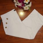Bella Rose  White Capris Size 1X Photo 2